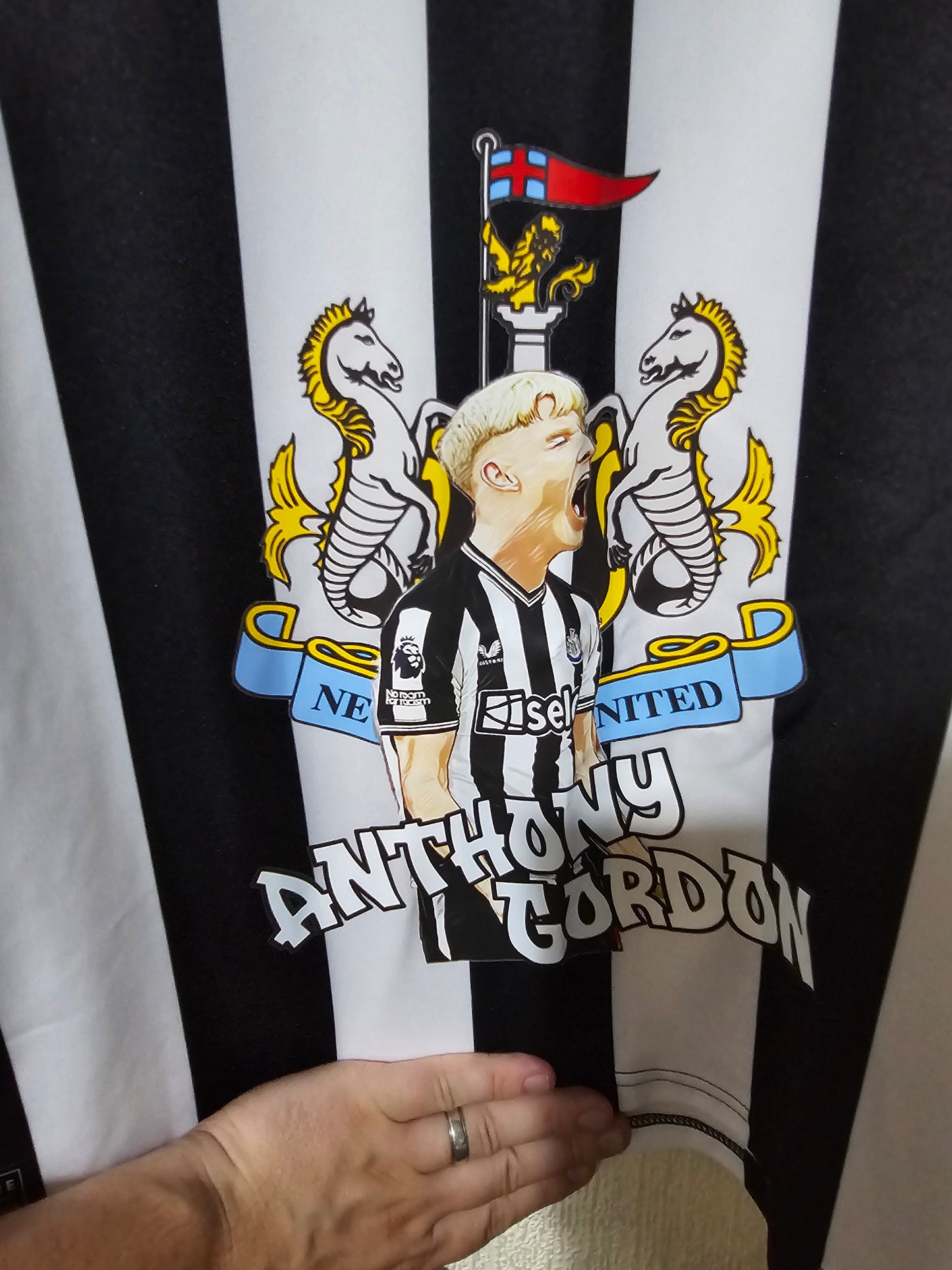 Newcastle United 2023/24 Anthony gordon custom shirt. BNWT - Large