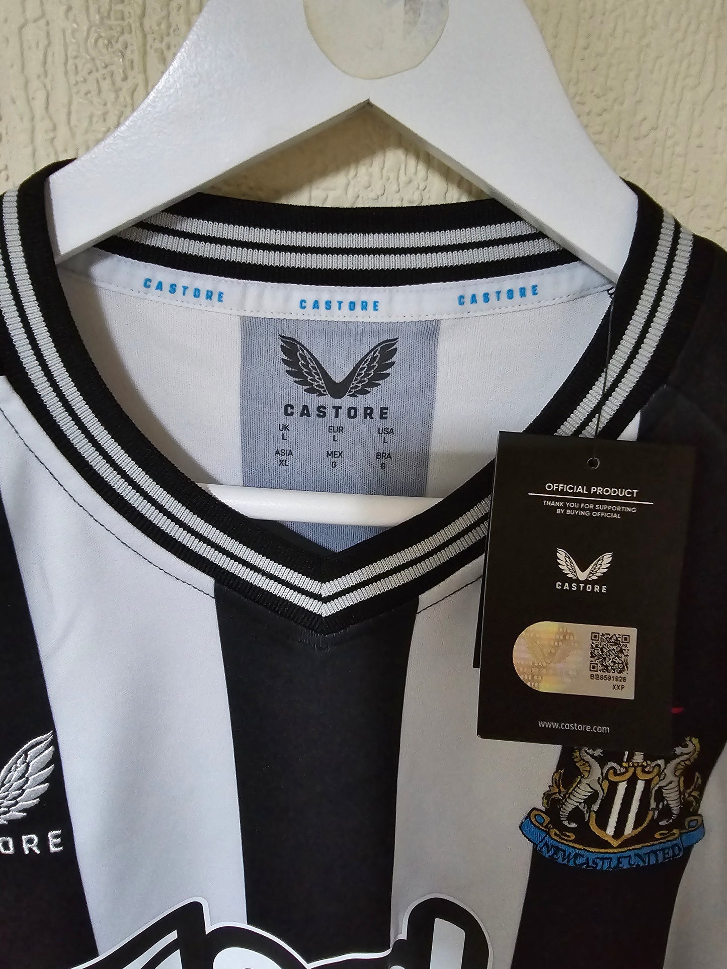 Newcastle United 2023/24 Anthony gordon custom shirt. BNWT - Large