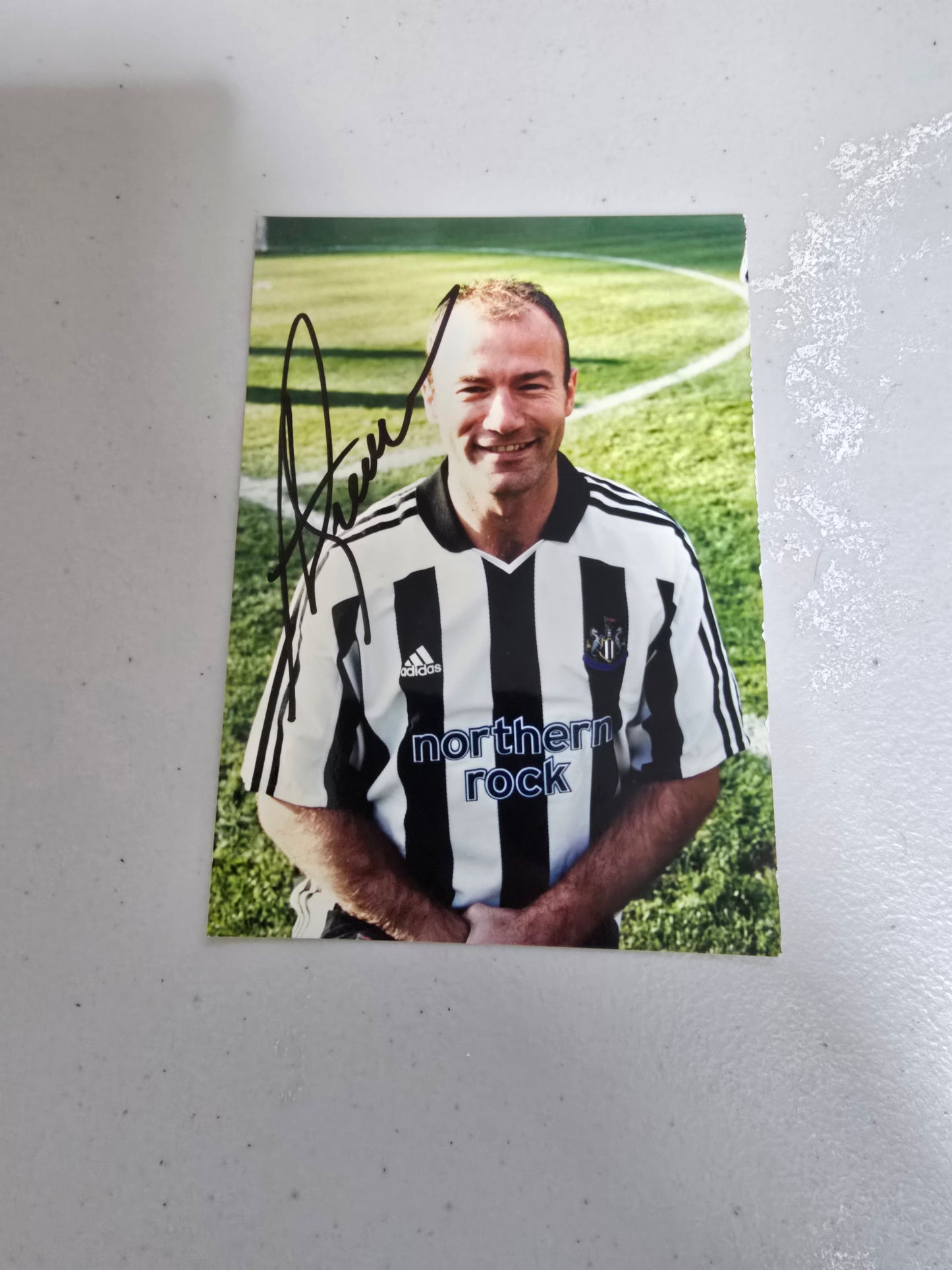 Newcastle United Alan Shearer hand signed photograph #2