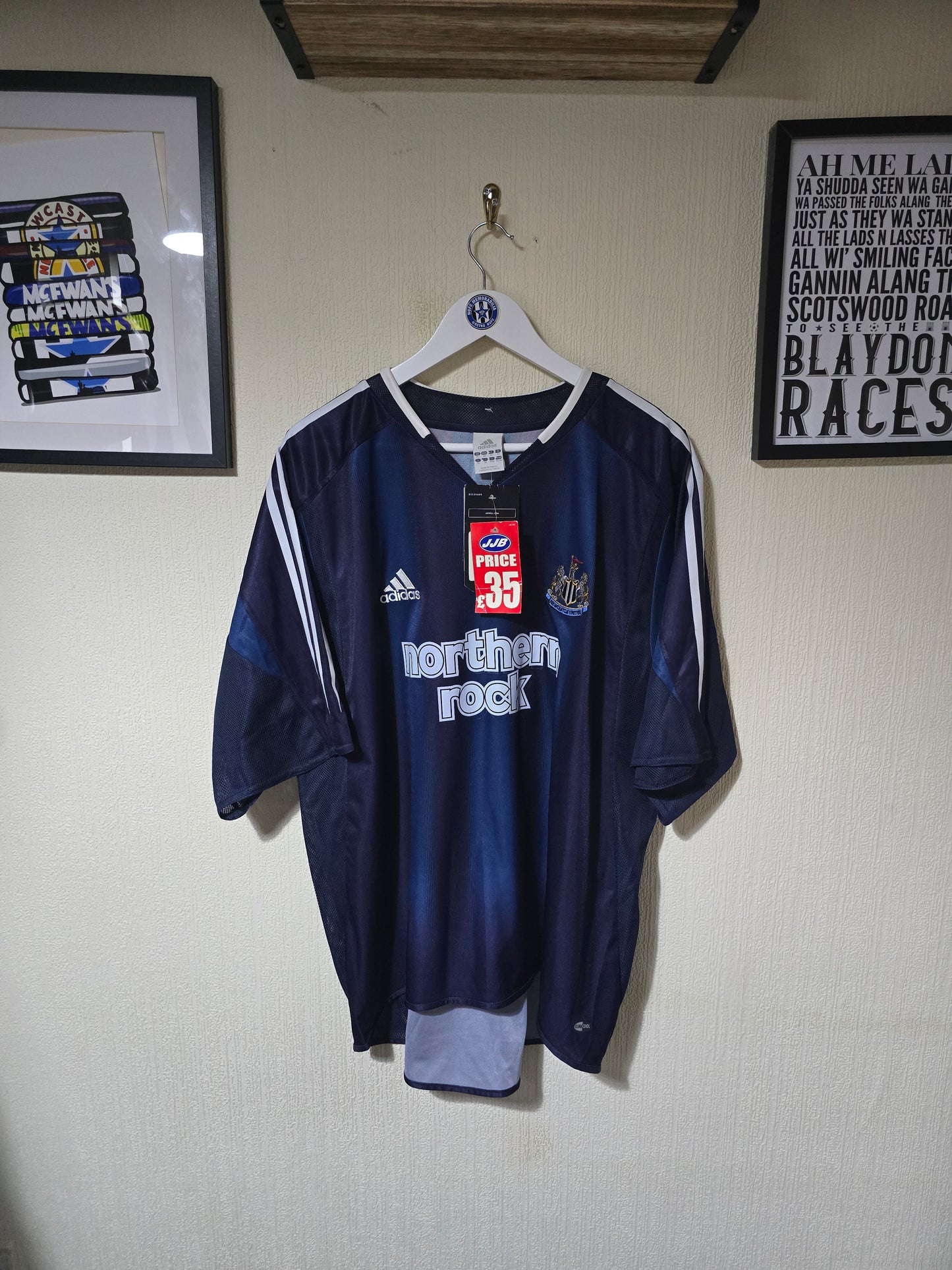 Newcastle United 2004/05 Away shirt BNWT #11 KLUIVERT - XL