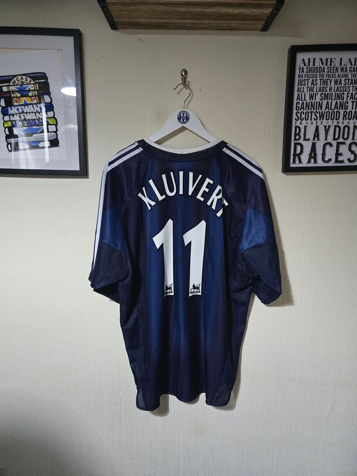 Newcastle United 2004/05 Away shirt BNWT #11 KLUIVERT - XL