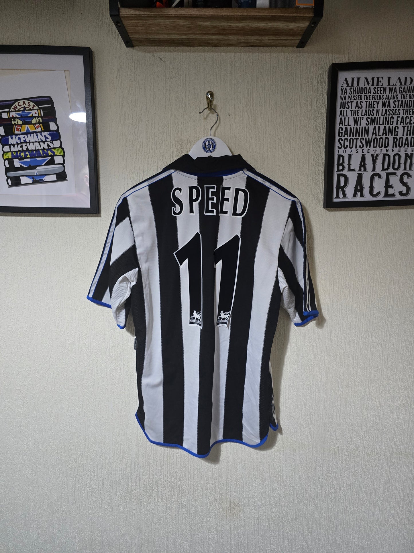 Newcastle United 1999/00 Home shirt, BNWT #11 SPEED - Small