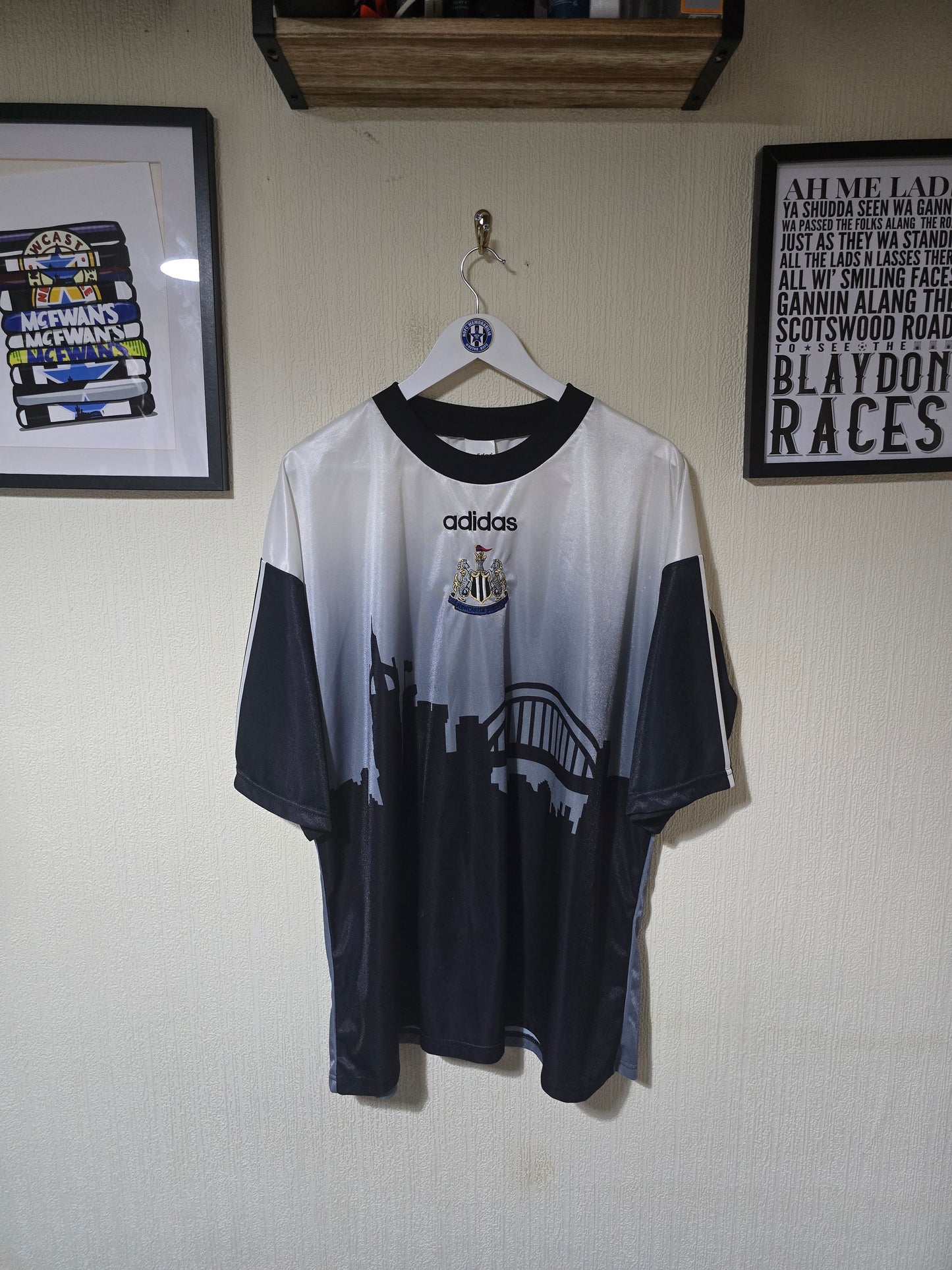 Newcastle United Adidas 90s Leisure Shirt - XL