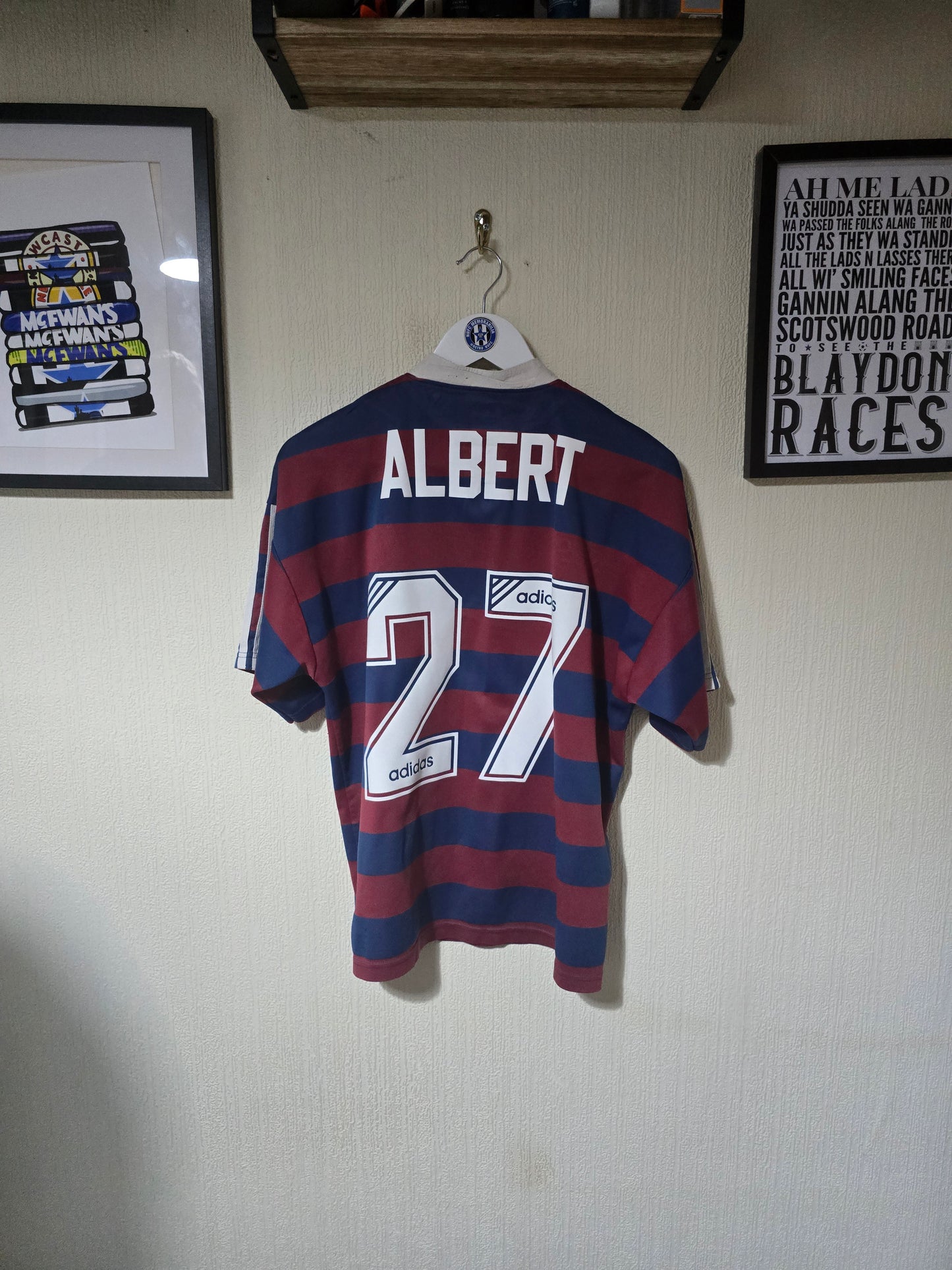 Newcastle United 1995/96 Away shirt #27 ALBERT - Large