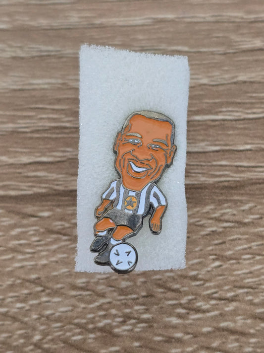 Les Ferdinand Newcastle United 90s Pin Badge