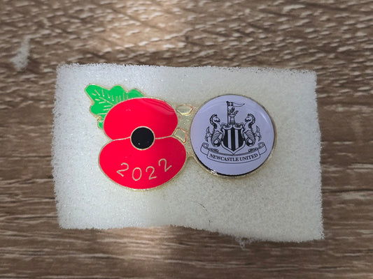 Newcastle United 2022 Poppy Badge