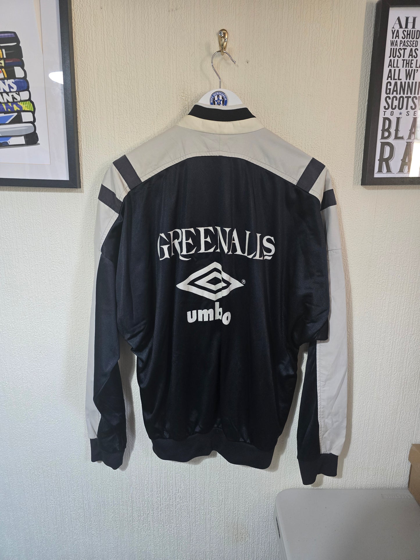 Newcastle United 1988/90 Track jacket Player Version, signed by the squad.