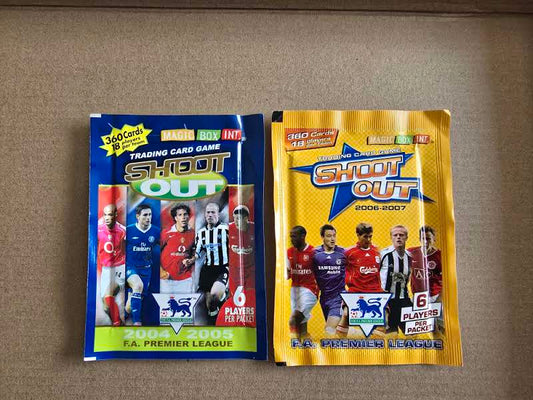 2 x Shoot out 2004/05 & 2006/07 unopened packs