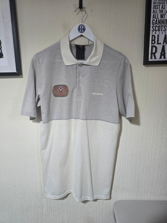 Newcastle United 1983 Umbro Japan Tour polo, Player worn - Large
