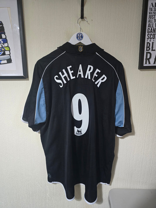 Newcastle United 2000/01 Adidas Away Shirt #9 SHEARER - XXL