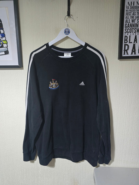 Newcastle United 2007/08 Adidas Sweatshirt - Medium