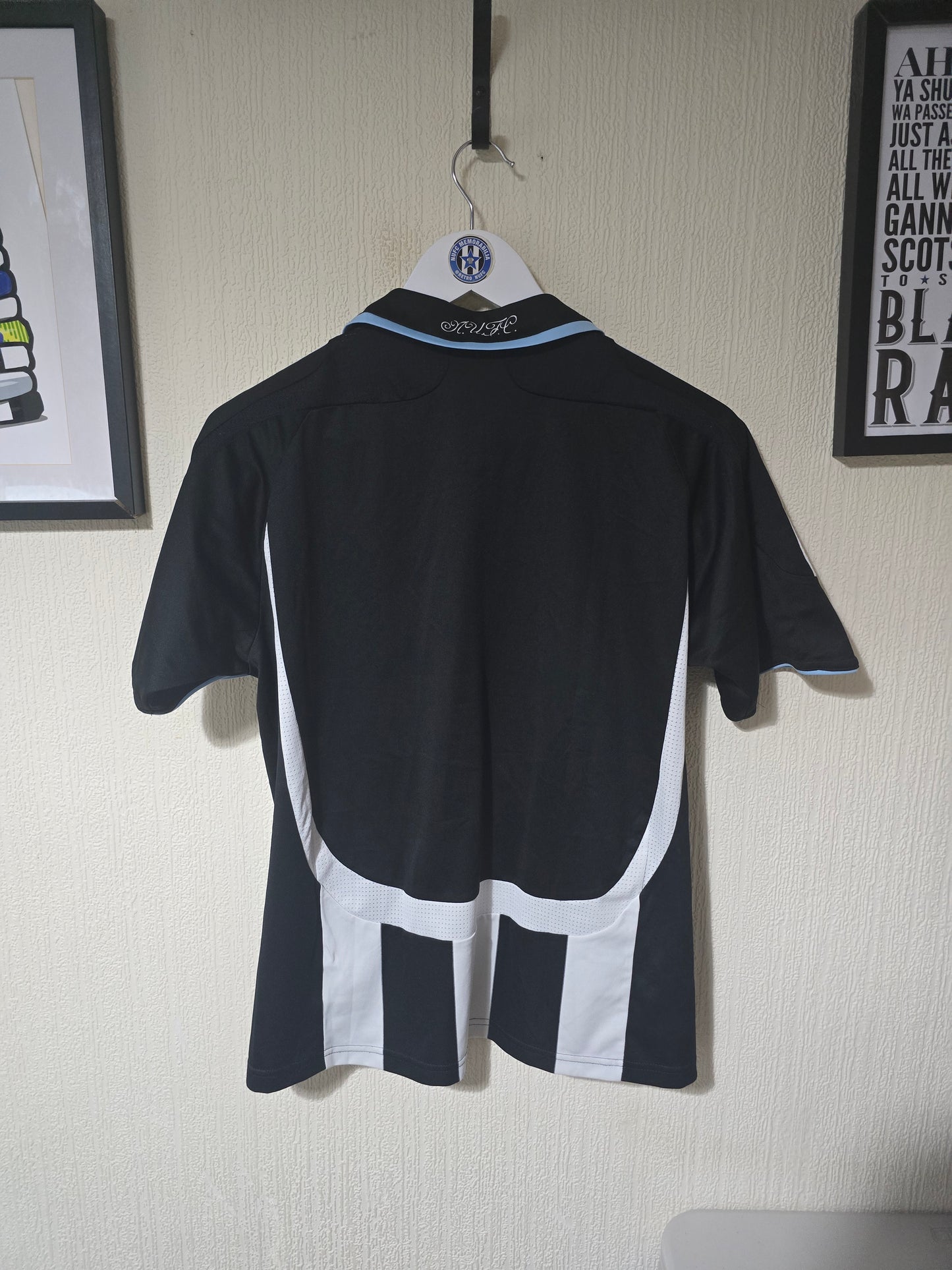 Newcastle United 2007/09 Adidas Home shirt - XS