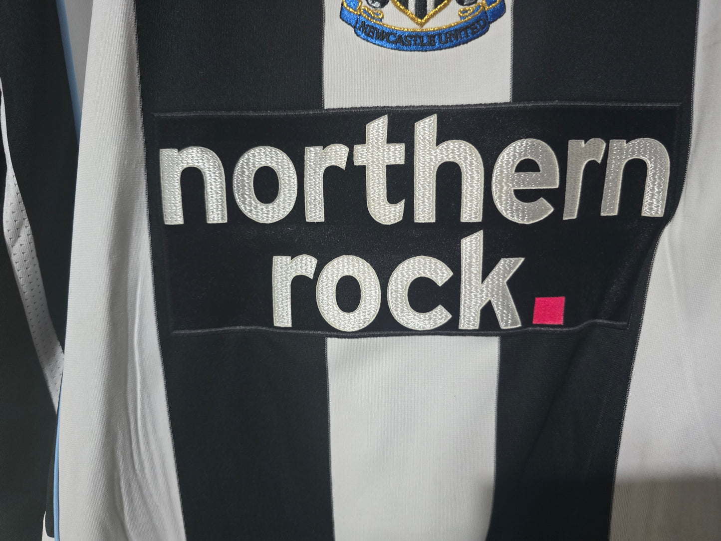 Newcastle United 2007/09 Adidas Home shirt #9 MARTINS - Small