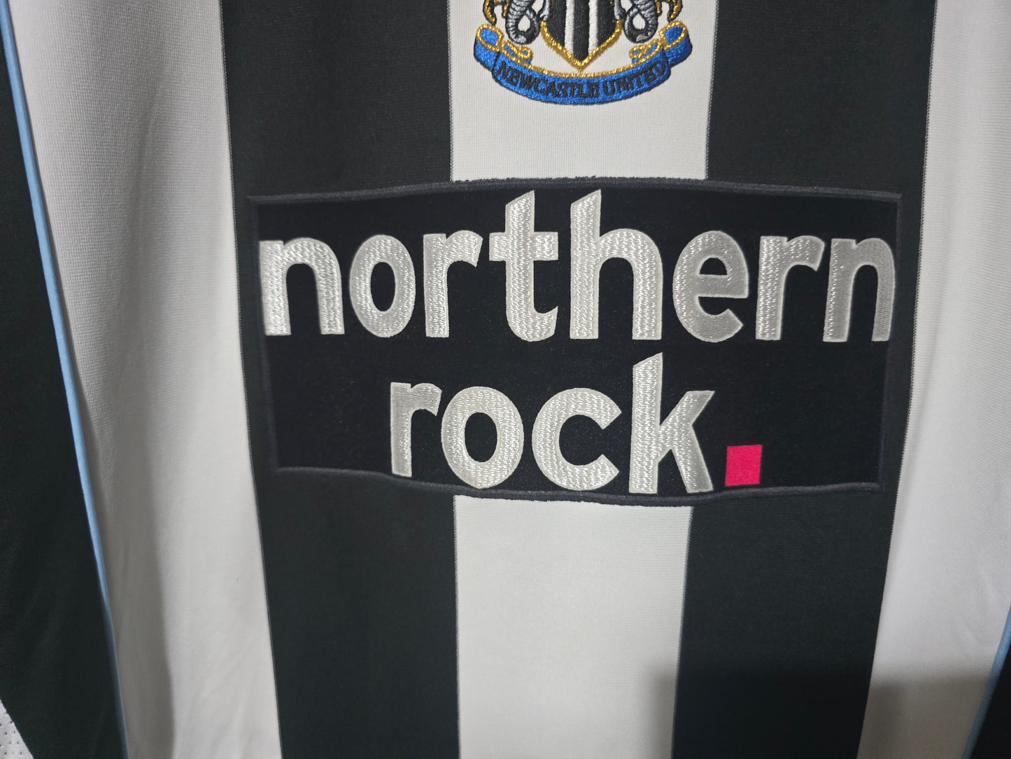 Newcastle United 2007/09 Adidas Home shirt L/S #39 CARROLL - XL