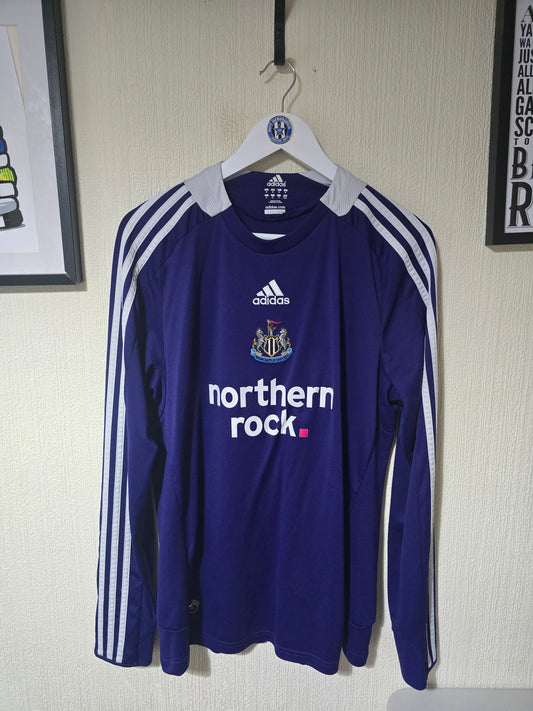 Newcastle United 2008/09 Adidas Away Shirt L/S #39 CARROLL - Medium