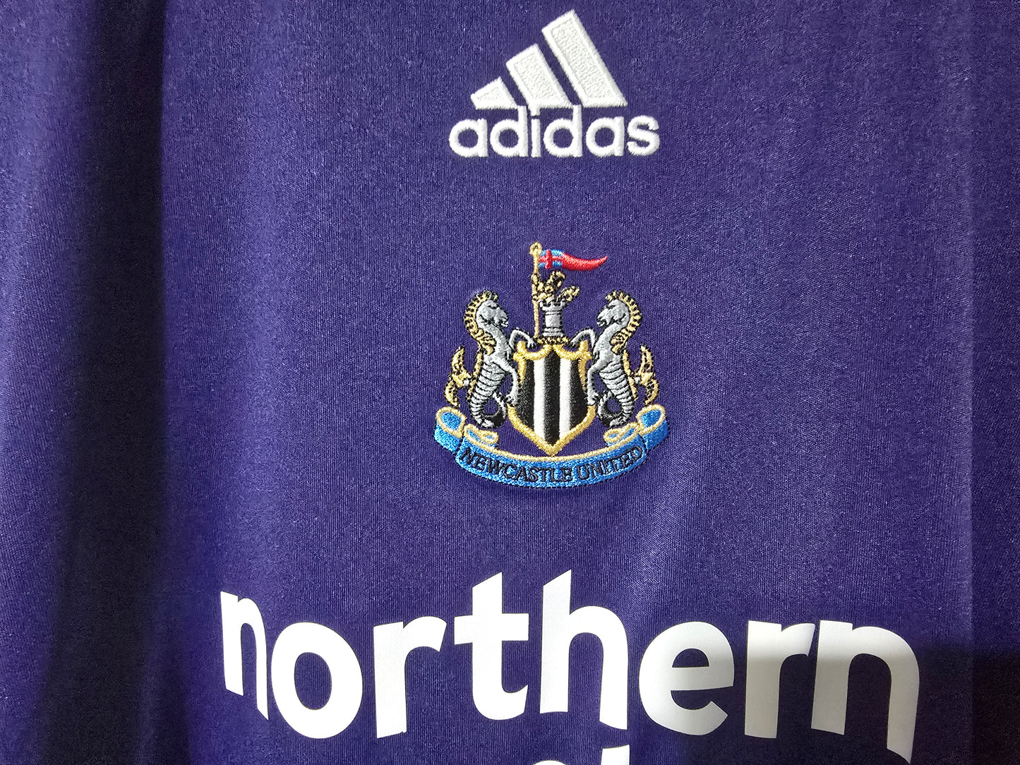 Newcastle United 2008/09 Adidas Away Shirt L/S #39 CARROLL - Medium