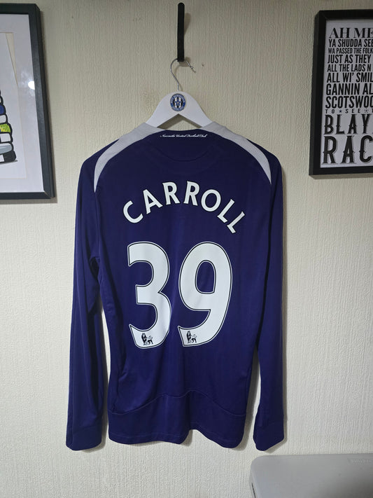 Newcastle United 2008/09 Adidas Away Shirt L/S #39 CARROLL - Medium