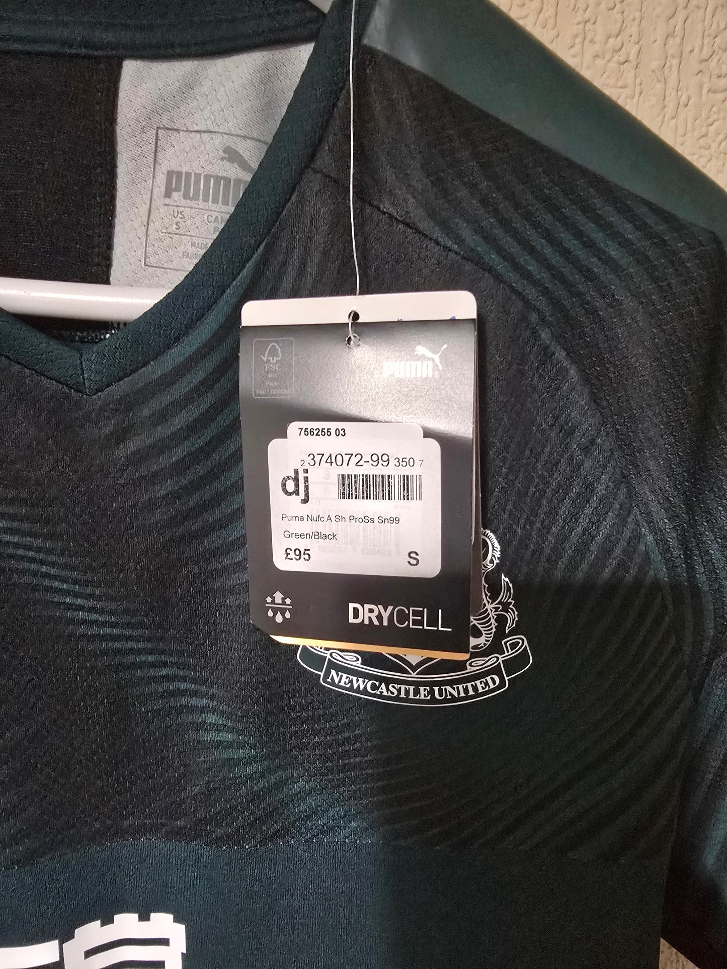 Newcastle United 2019/20 Player edition Puma Away shirt, BNWT - Small