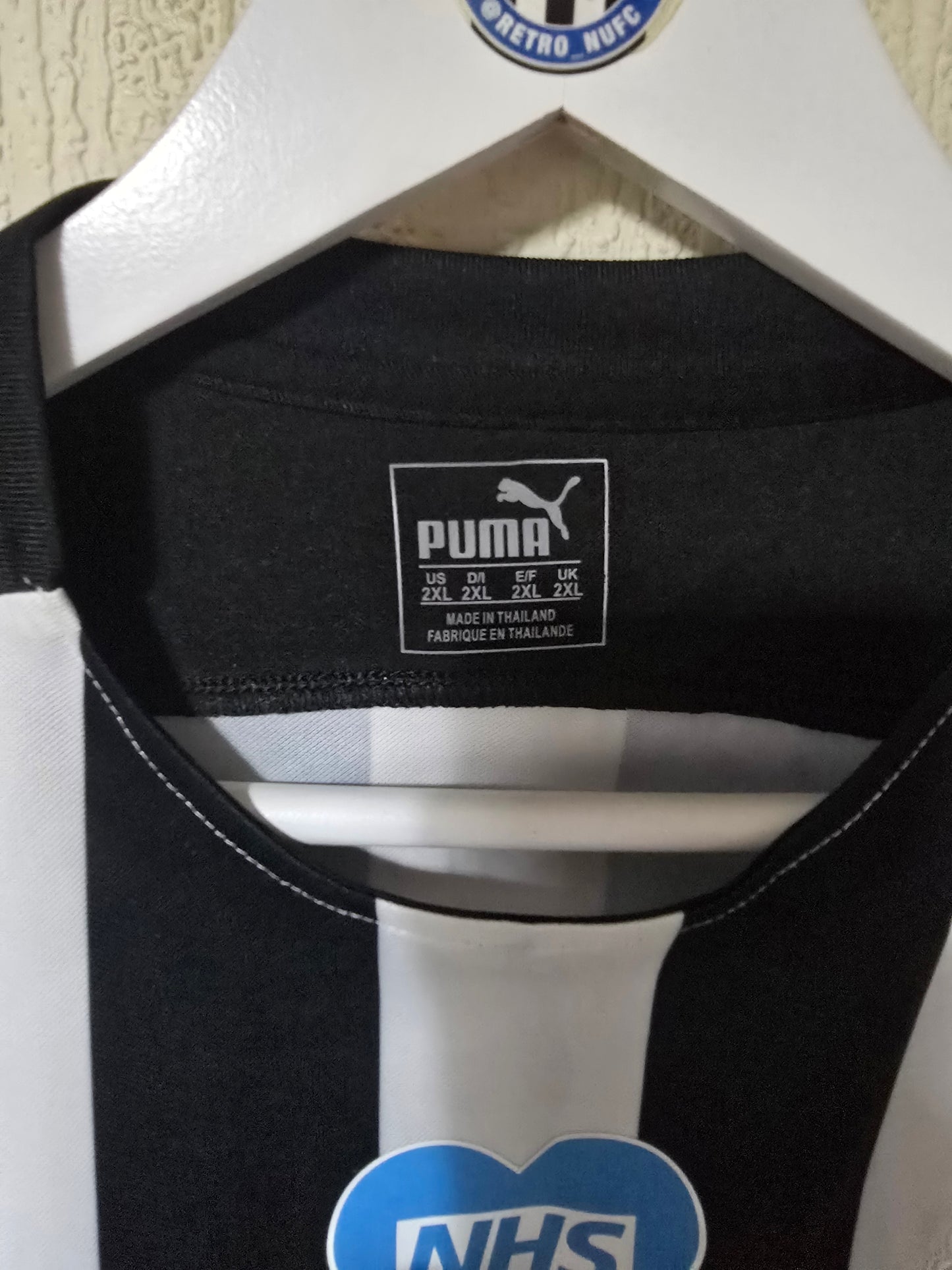 Newcastle United 2020/21 Puma NHS/BLM home shirt #6 LASCELLES - XXL