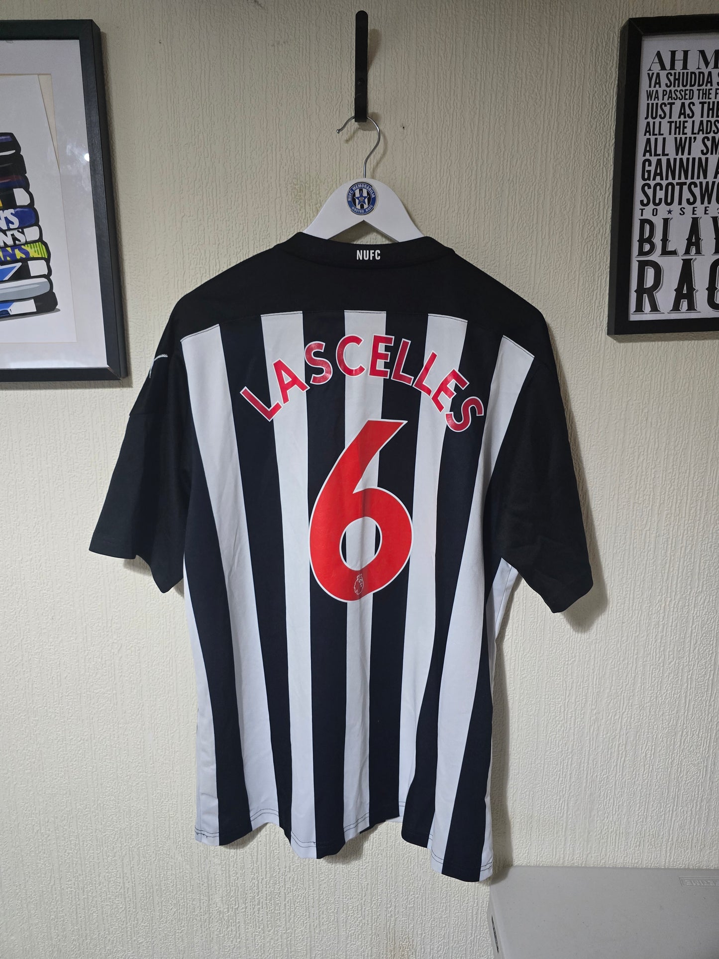 Newcastle United 2020/21 Puma NHS/BLM home shirt #6 LASCELLES - XXL
