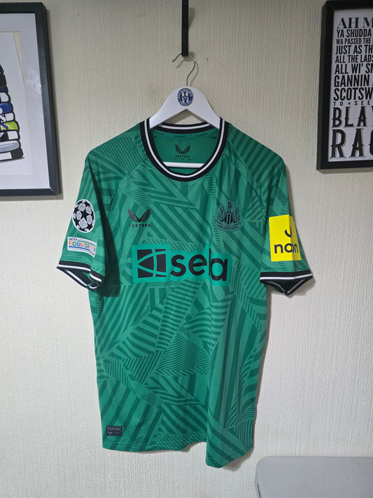 Newcastle United 2023/24 Castore Player Edition Away Shirt, Champions League BNWT #7 JOELINTON - XL