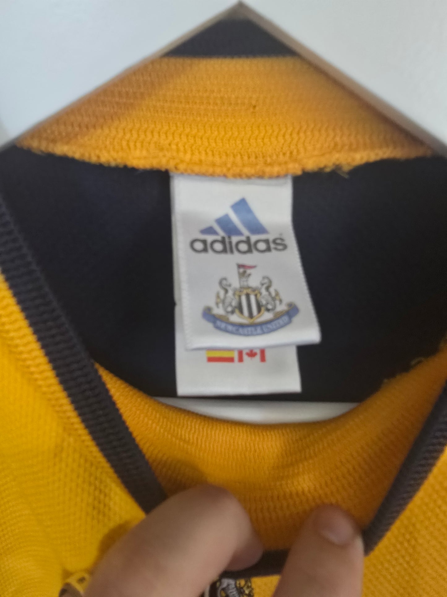 Newcastle United 2001/02 Adidas Keeper Shirt - XLB/XS