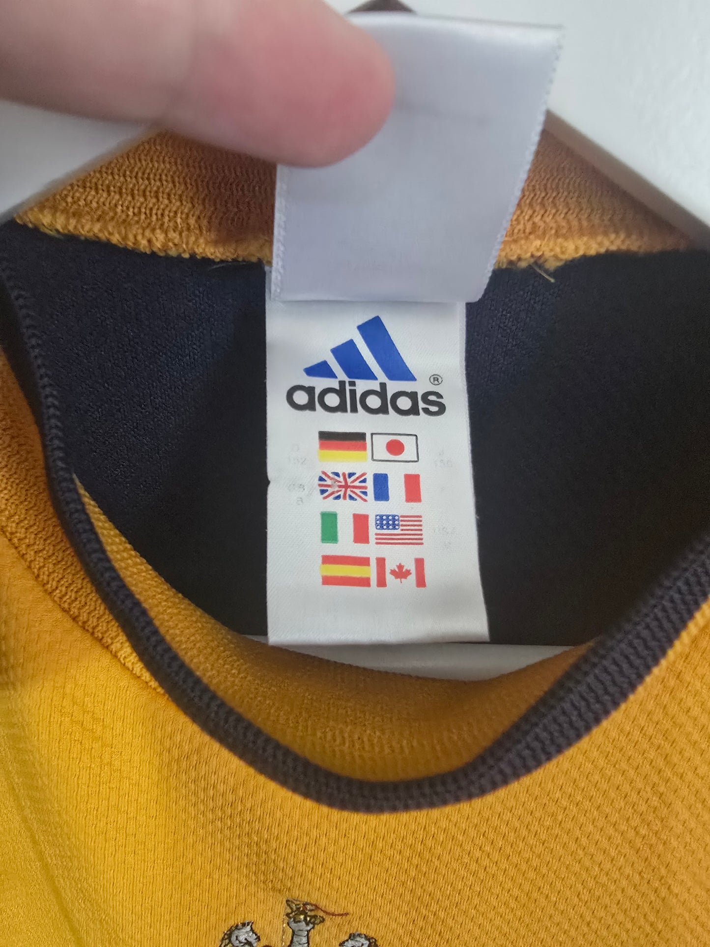 Newcastle United 2001/02 Adidas Keeper Shirt - XLB/XS