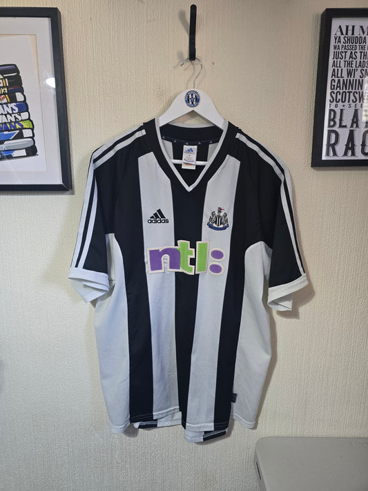Newcastle United 2001/03 Adidas Home Shirt - XL