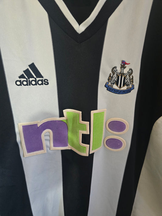 Newcastle United 2001/03 Adidas Home Shirt - XL
