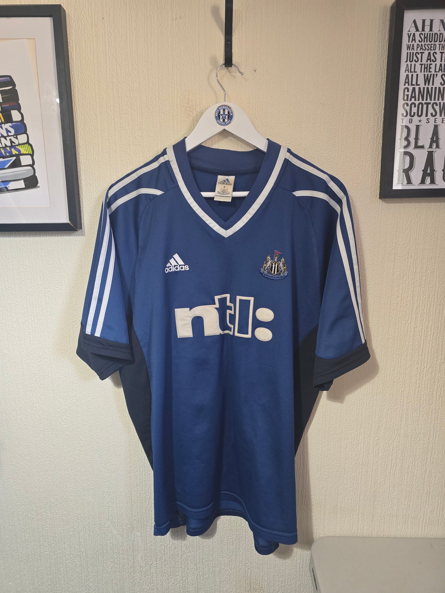 Newcastle United 2002/03 Adidas away shirt - XL