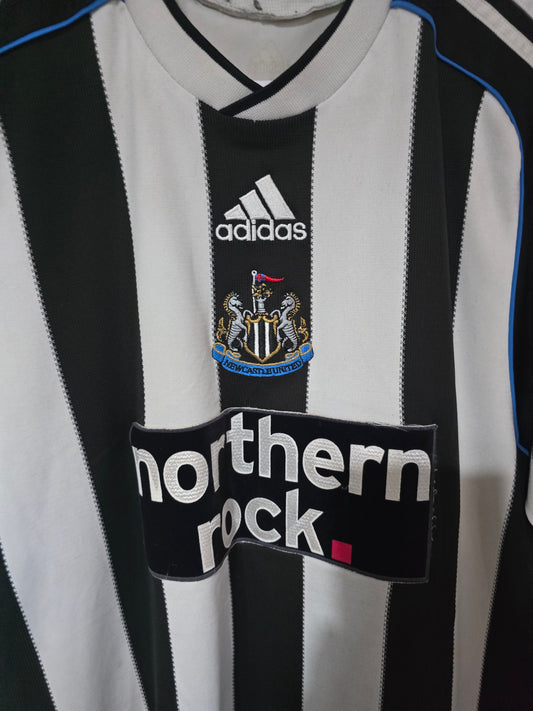 Newcastle United 2009/10 Adidas Home Shirt - Medium
