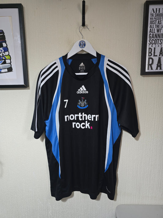 Newcastle United 2009/10 Adidas Joey Barton Worn Training Shirt - XL
