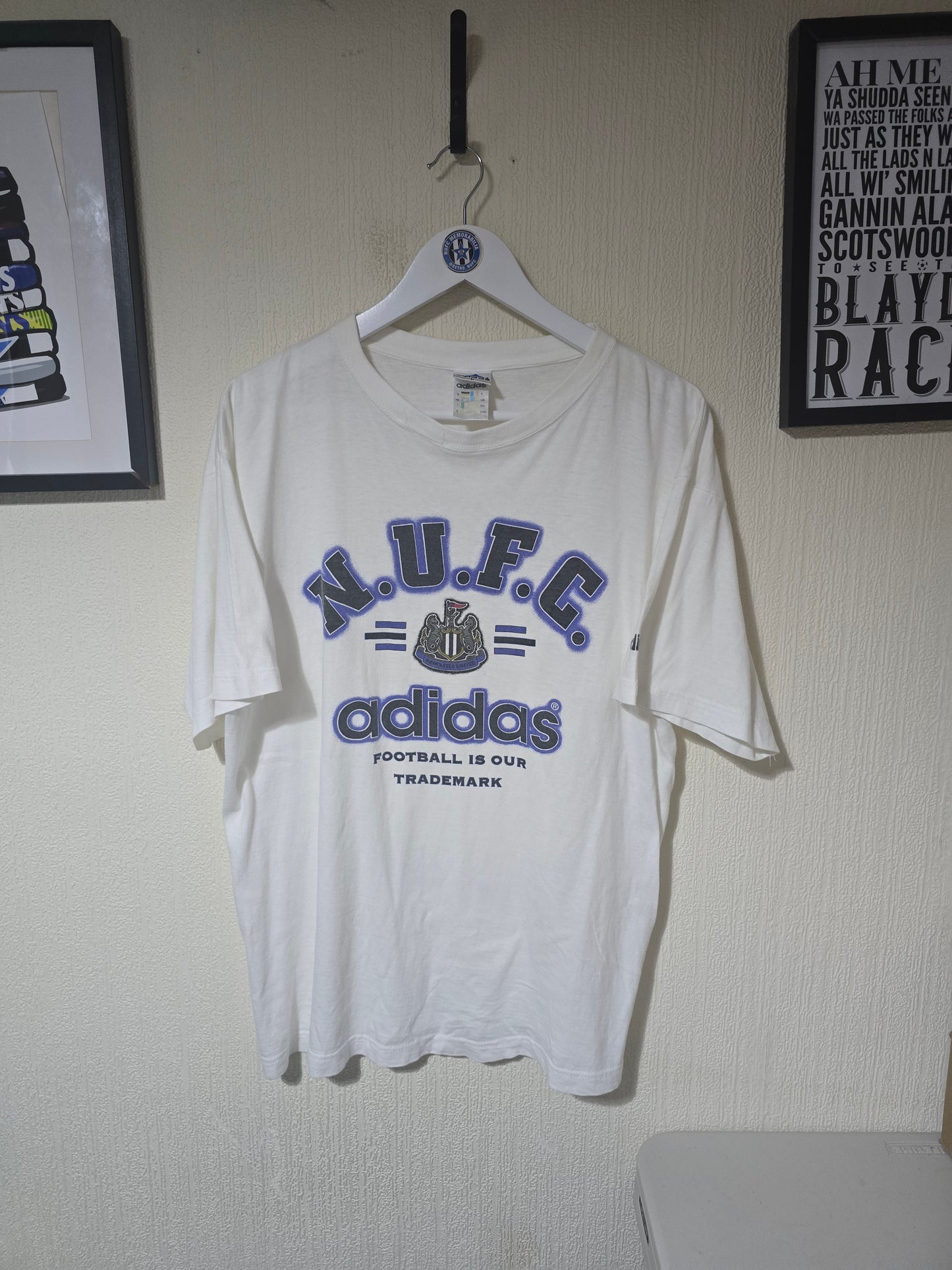 Newcastle United 1996/97 Adidas leisure shirt - XL