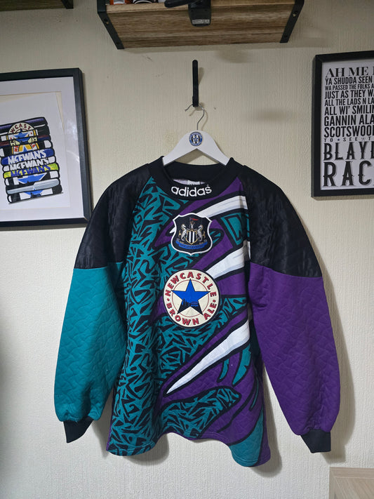 Newcastle United 1995/96 Adidas Keeper Shirt - Medium