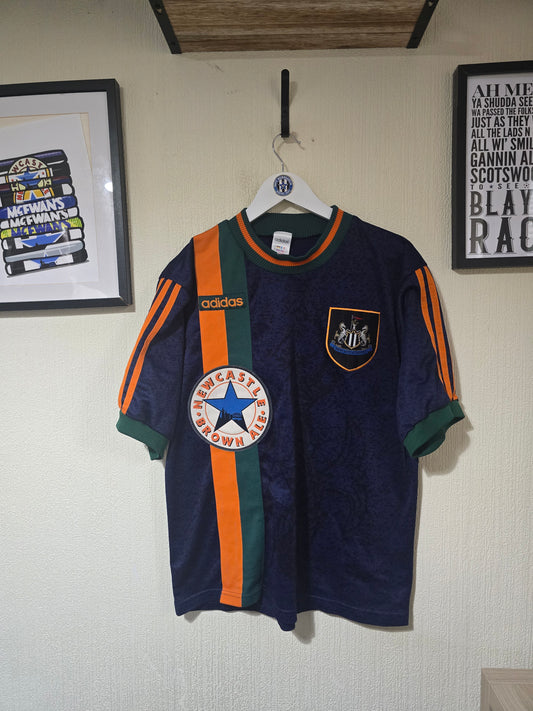 Newcastle United 1997/98 Adidas Away Shirt - Medium