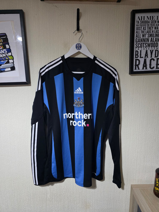 Newcastle United 2009/10 Adidas Long Sleeved Player Version Third Shirt - Large