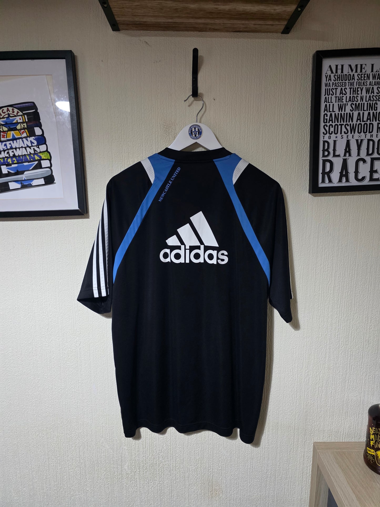 Newcastle United 2009/10 Adidas Player Issued Training shirt - XL