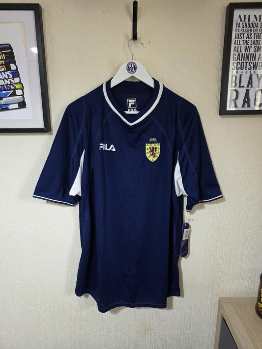 Scotland 2000/02 Fila Home Shirt, BNWT - Large