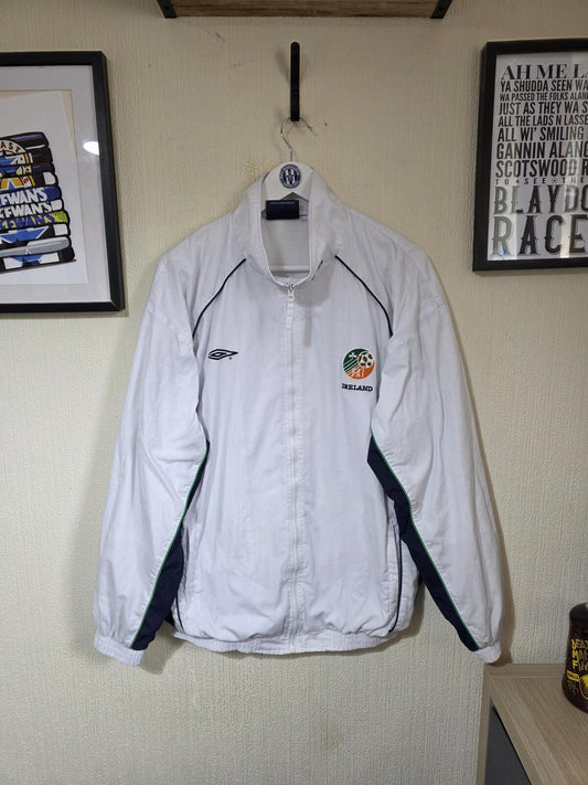 Republic of Ireland 2002/03 Umbro Track Jacket - Large