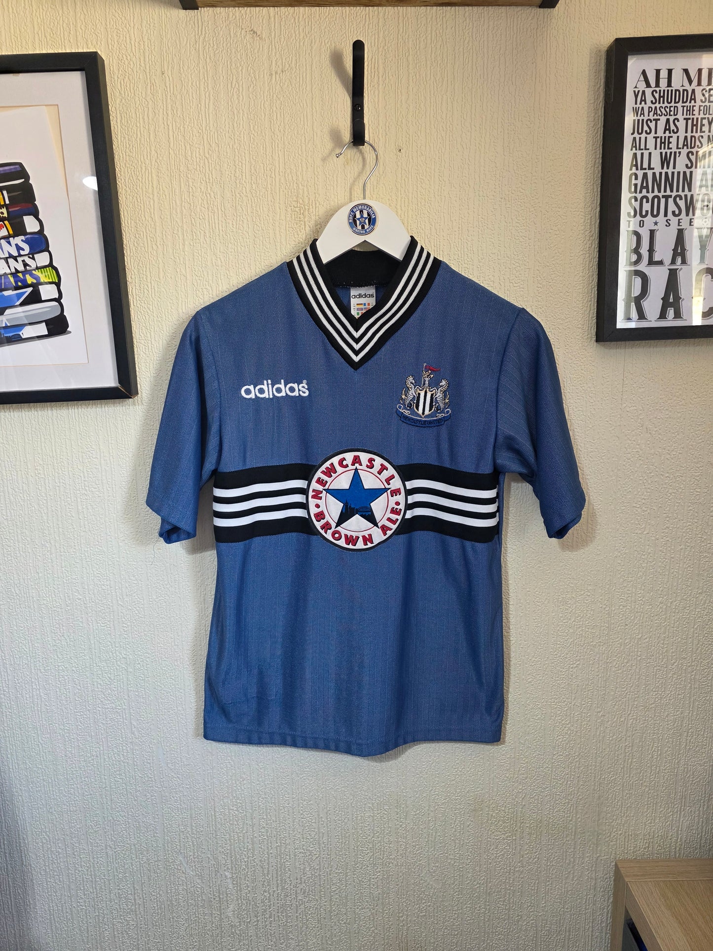 Newcastle United 1996/97 Adidas Away Shirt - Youths