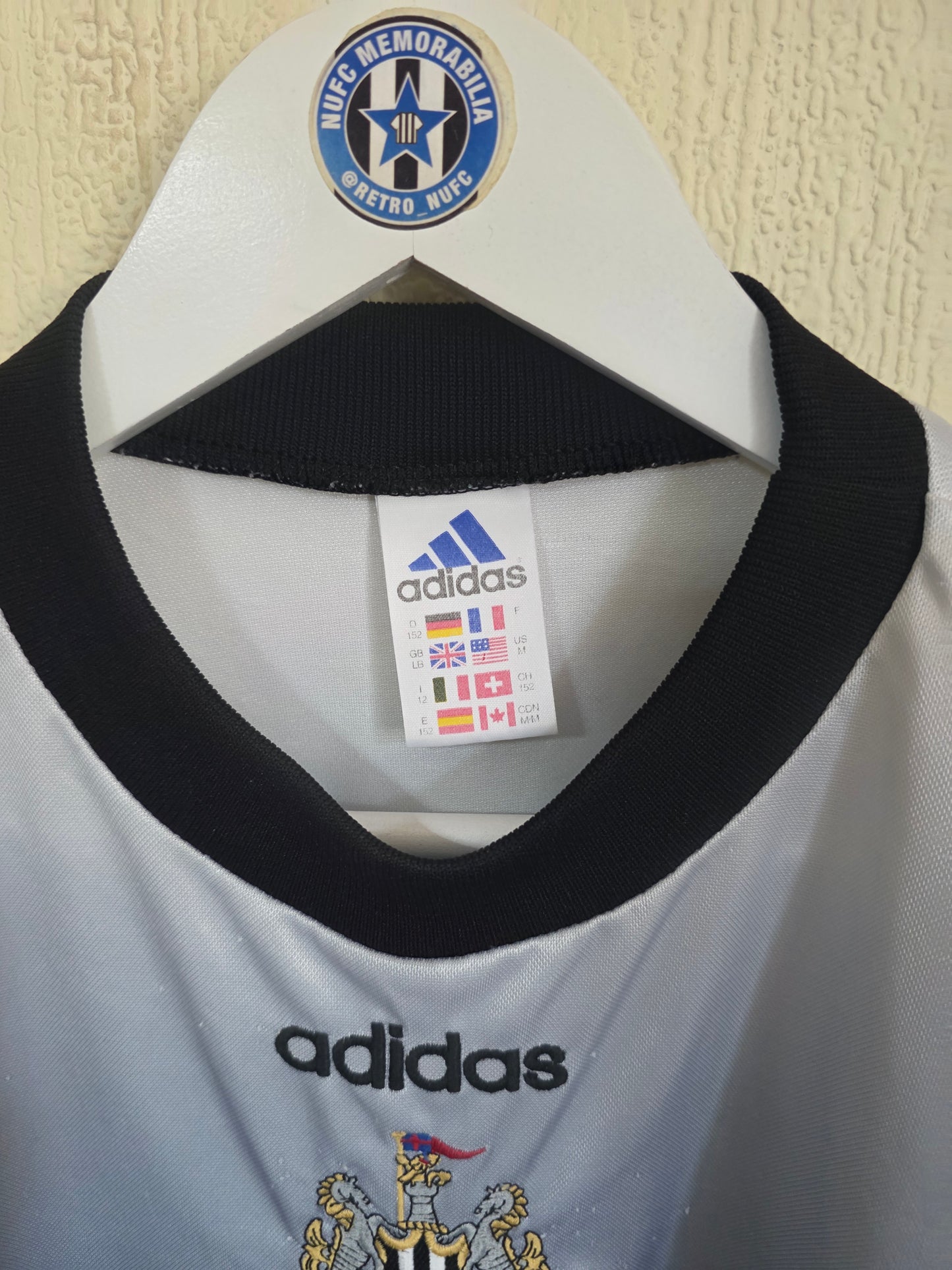 Newcastle United 1997/98 Adidas Leisure Shirt - Youths