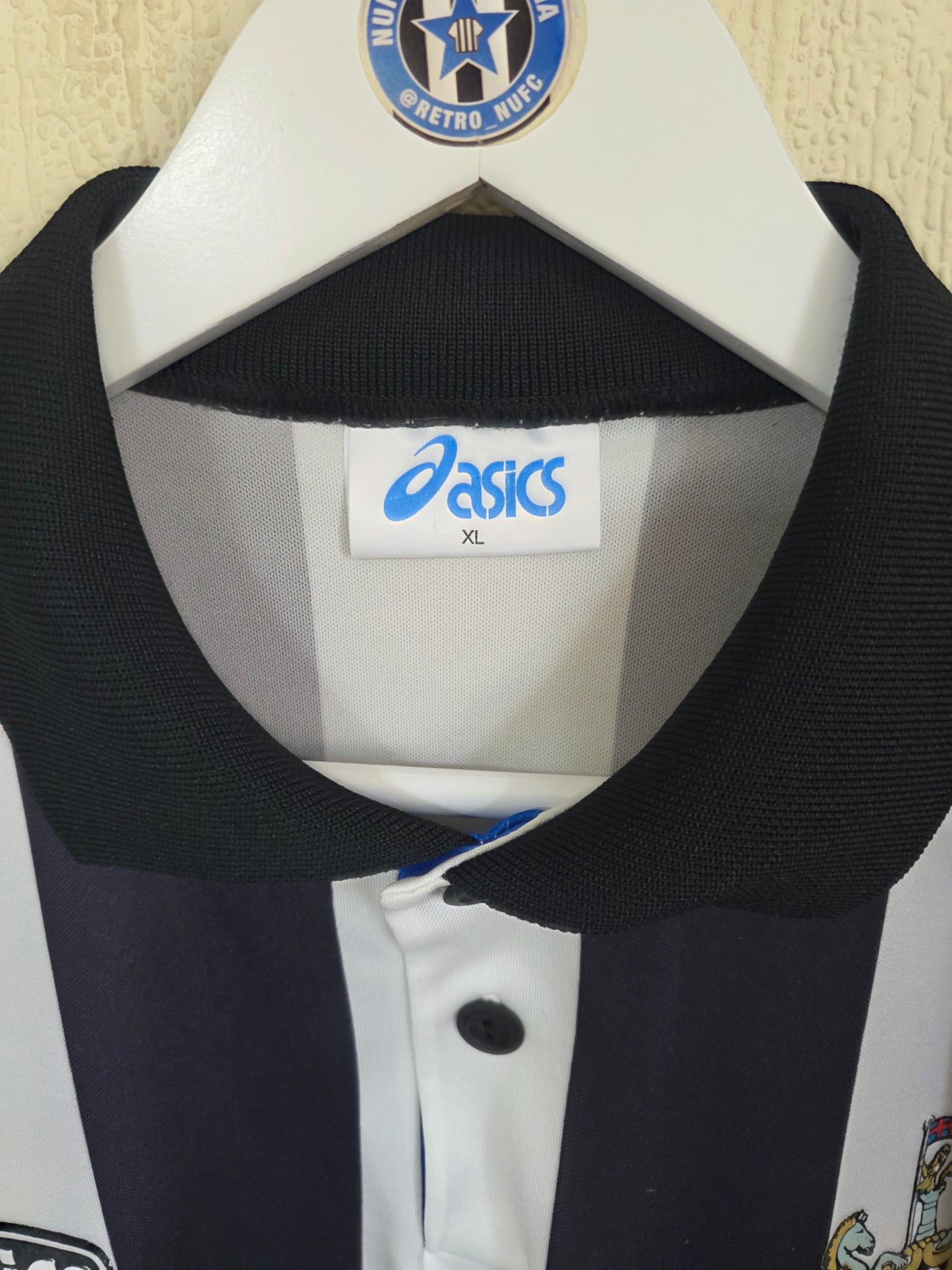 Newcastle United 1993/95 Asics Home shirt - XL