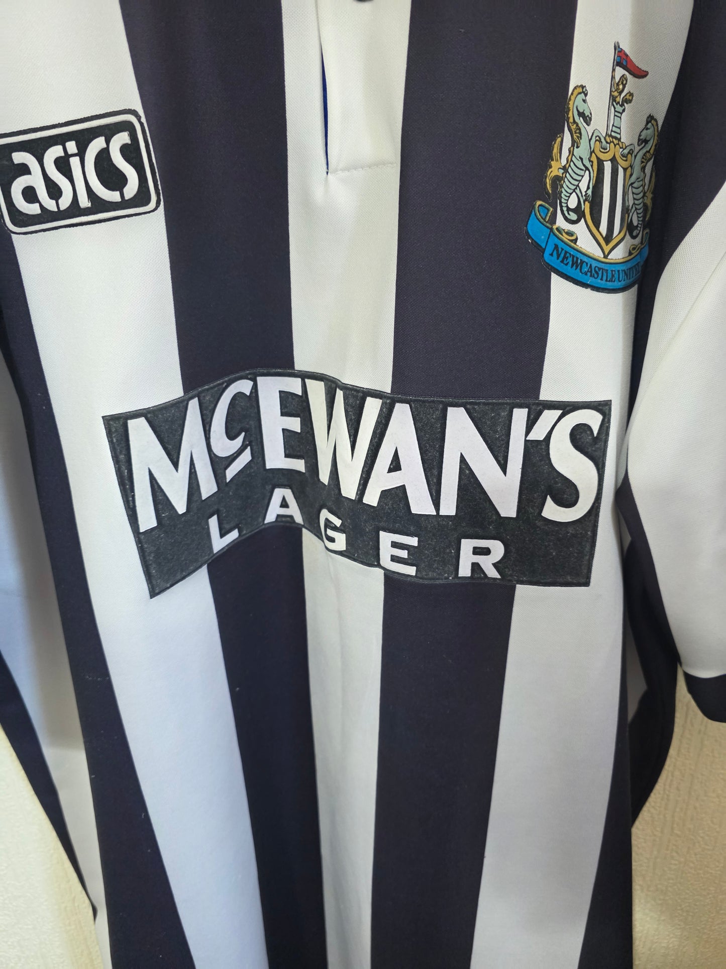 Newcastle United 1993/95 Asics Home shirt - XL
