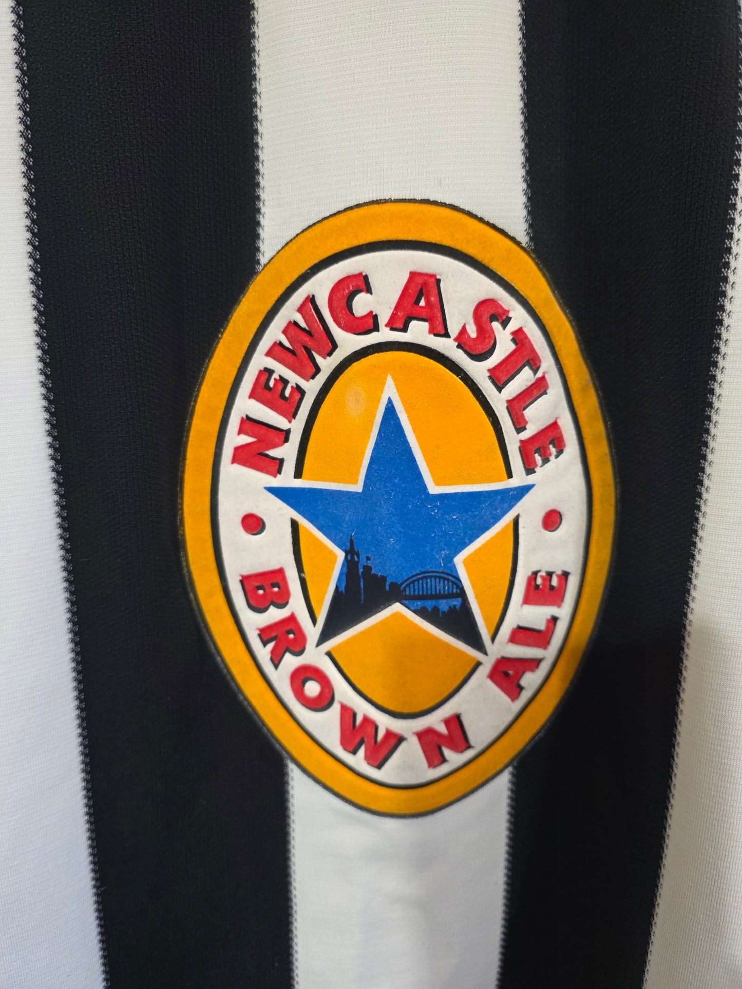 Newcastle United 1995/97 Adidas Home Shirt - Medium