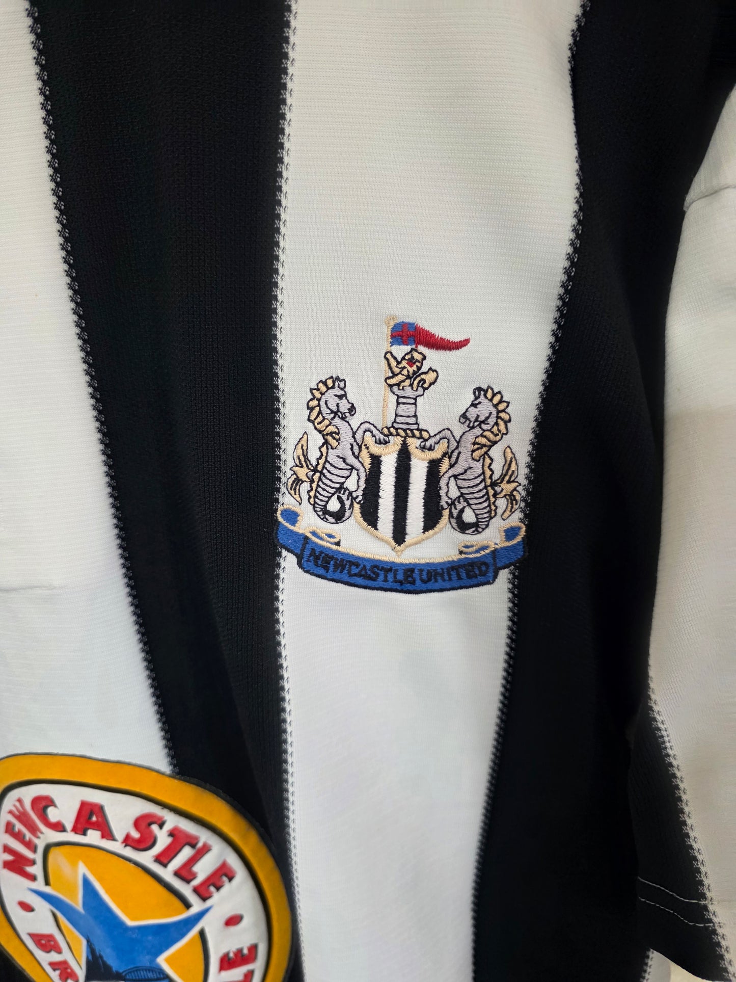 Newcastle United 1995/97 Adidas Home Shirt - Medium