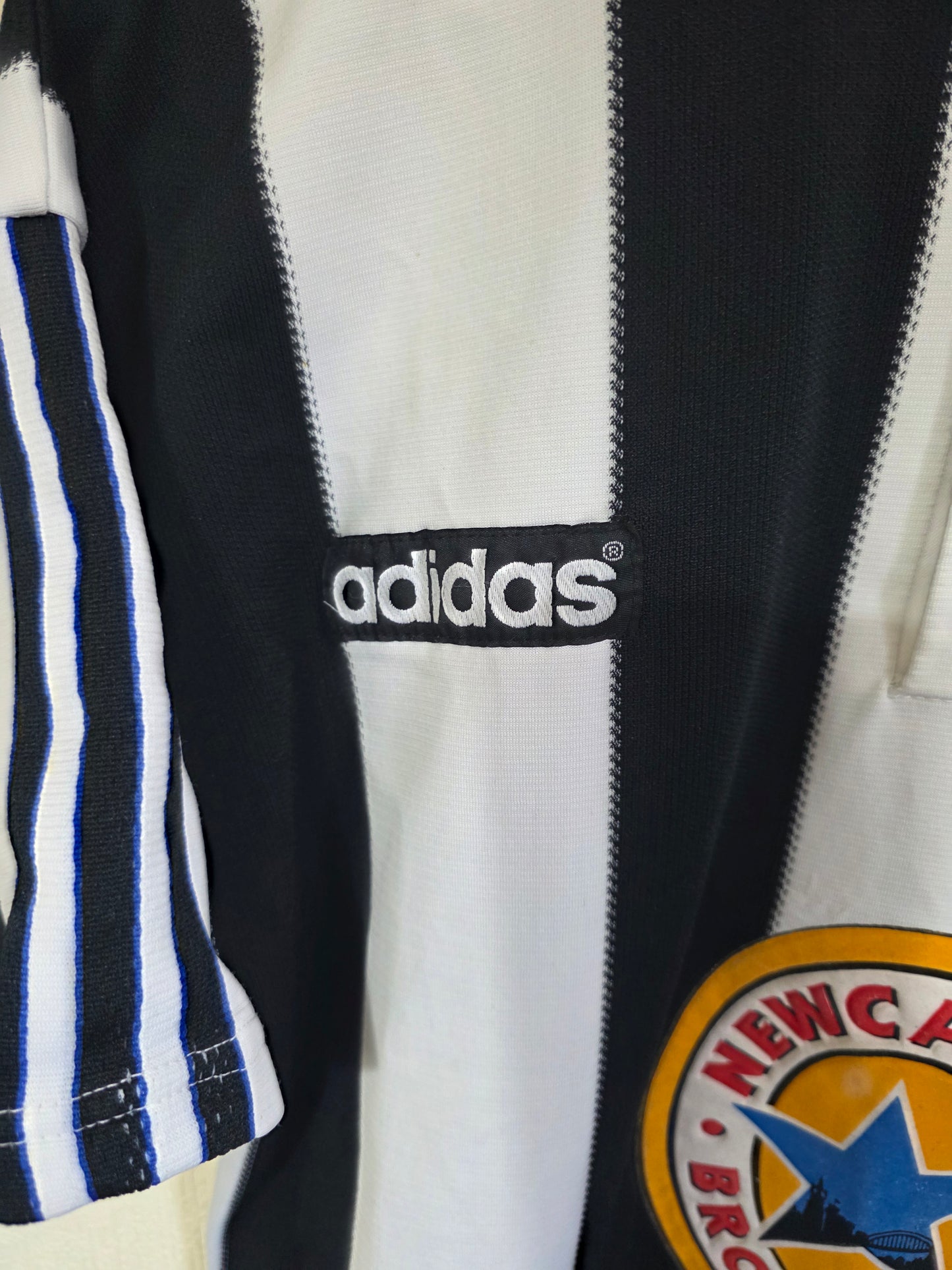 Newcastle United 1995/97 Adidas Home Shirt - Medium