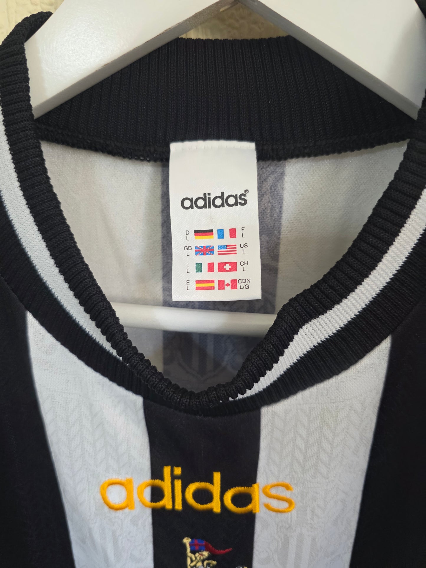 Newcastle United 1997/99 Adidas Home Shirt - Large