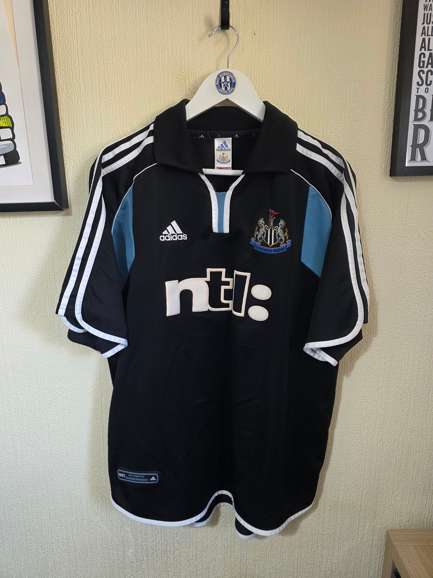 Newcastle United 2000/01 Adidas Away Shirt - XL