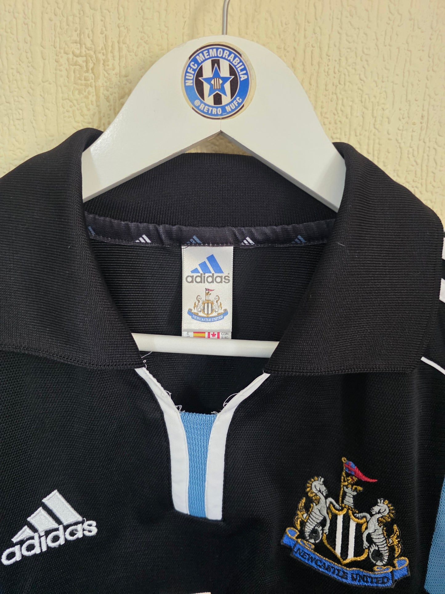 Newcastle United 2000/01 Adidas Away Shirt - XL