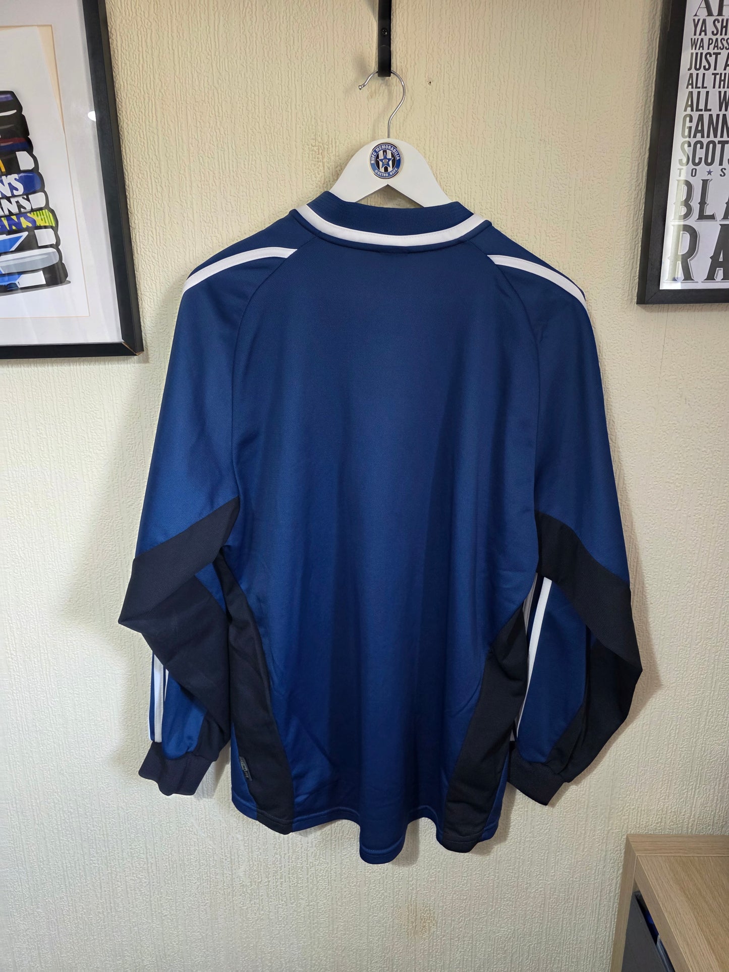 Newcastle United 2001/02 Adidas Long Sleeved Away Shirt - Large